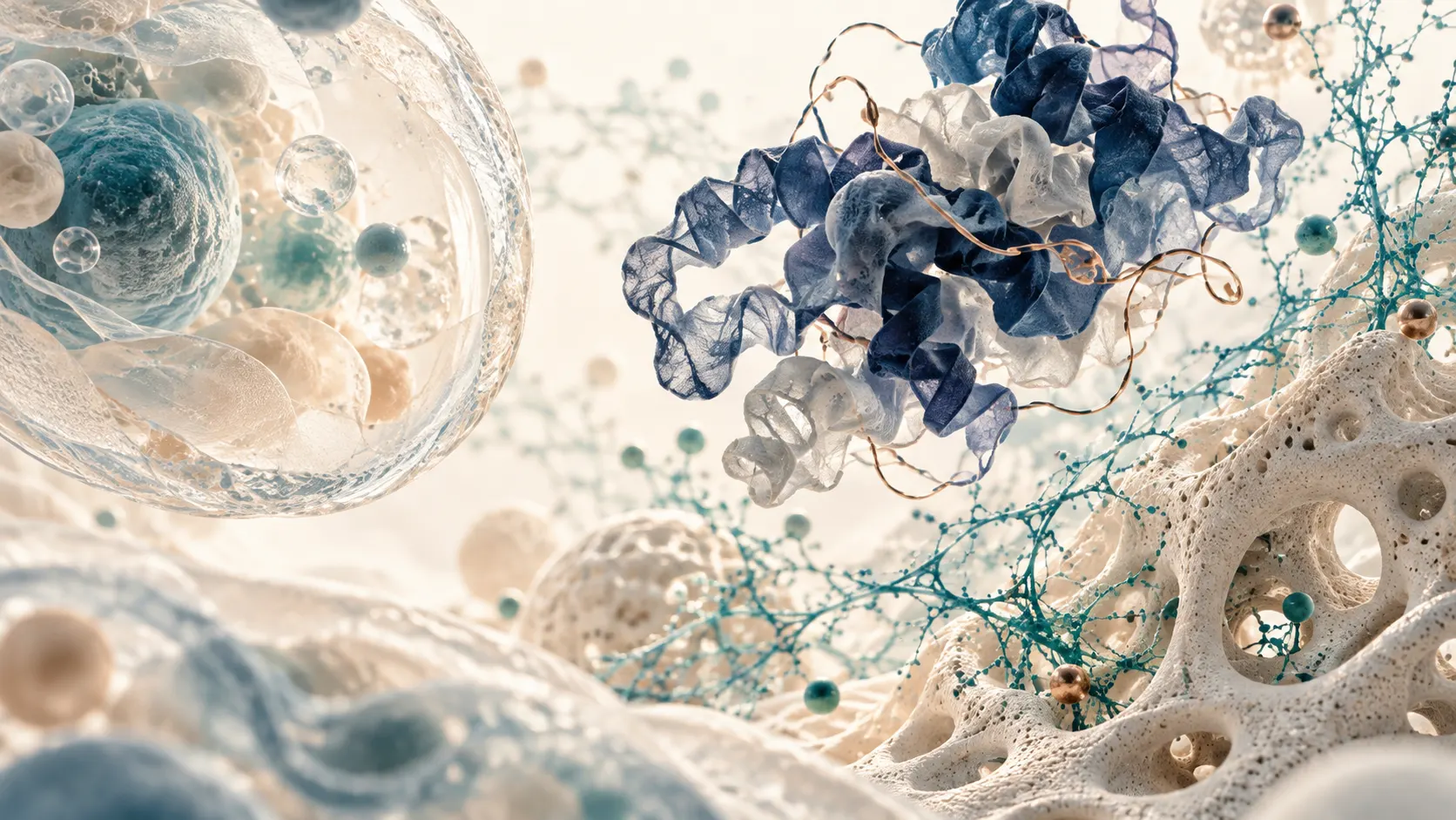 生物技术 abstract concept art